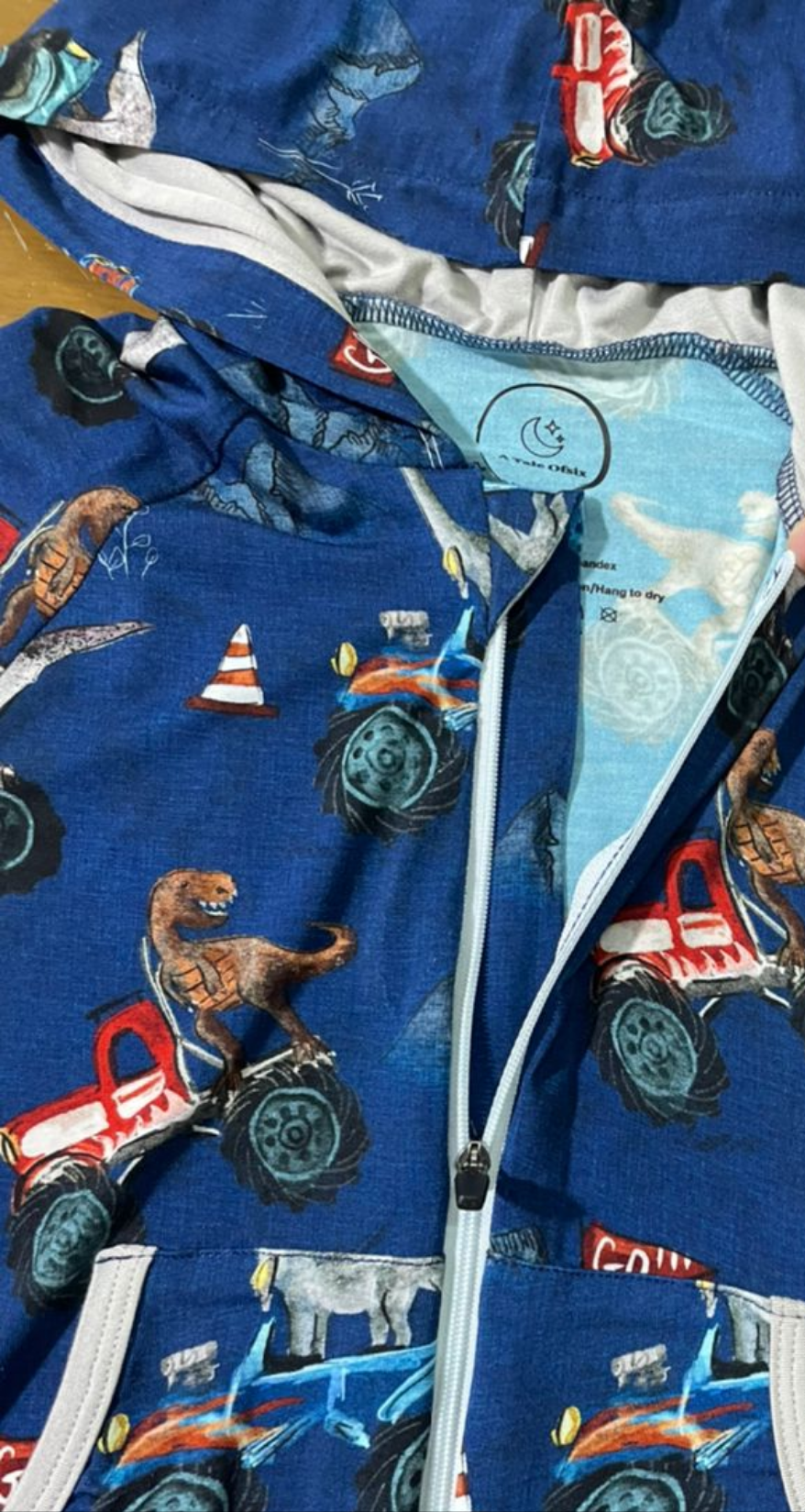 Dino Trucks Zip Up Jacket *