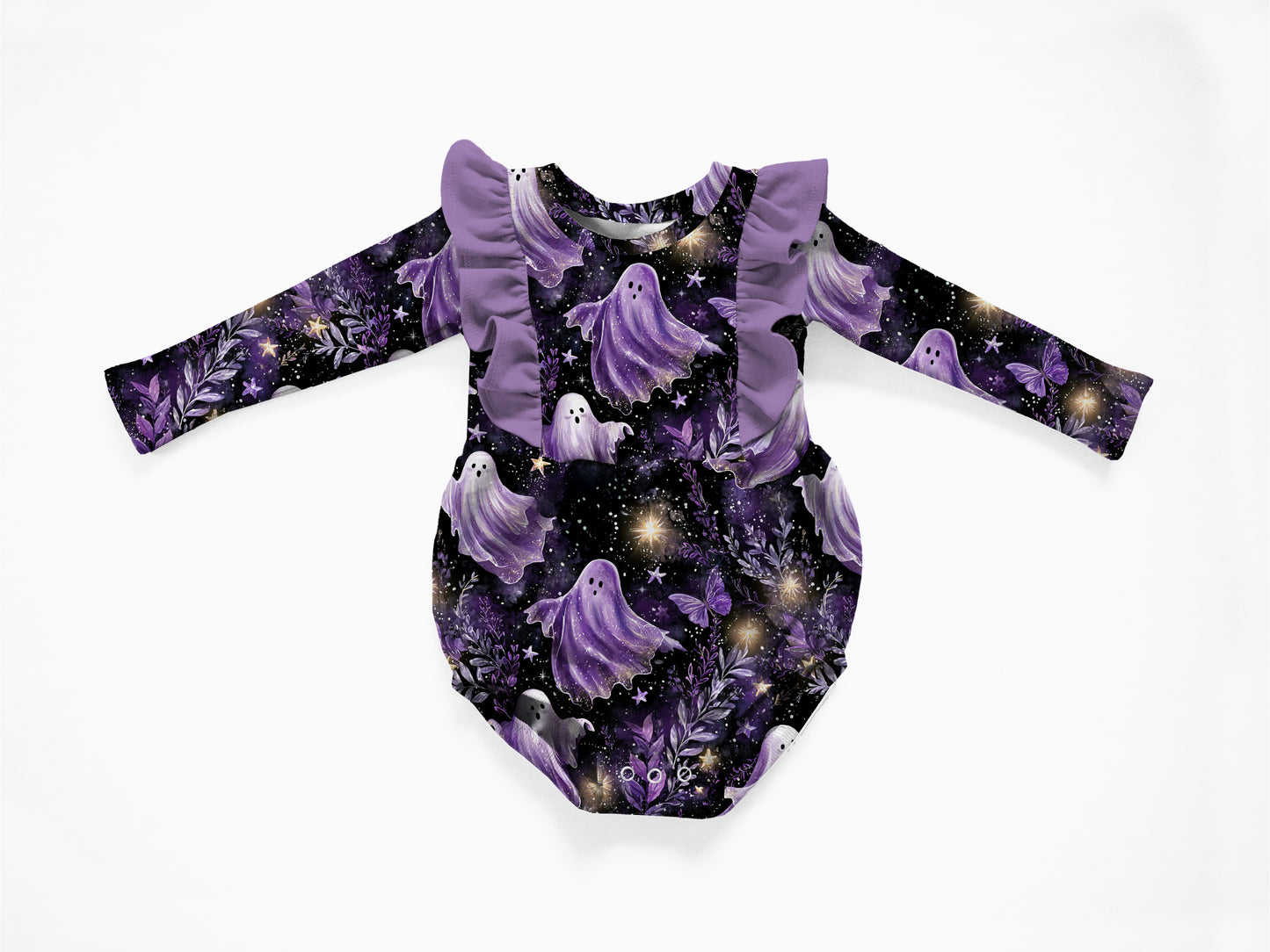 Lavender Boos Bubble Romper