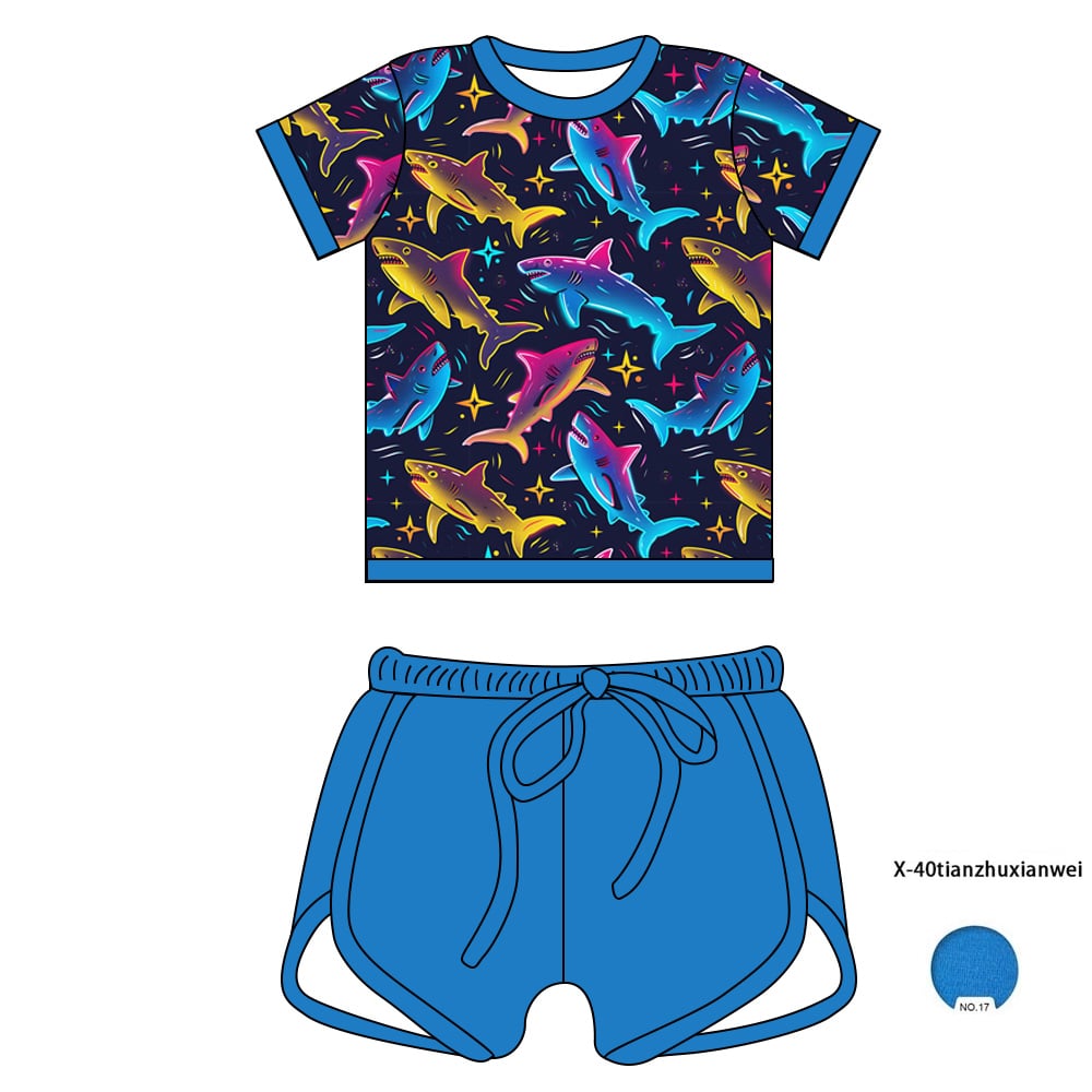 Shark Glow Short Set