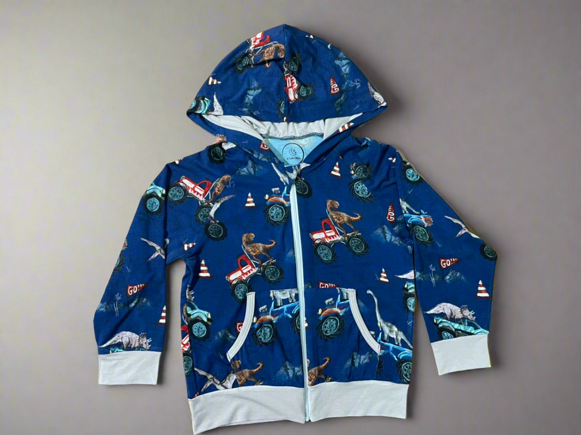 Limited Edition  Dino Trucks Zip Up Sweater *