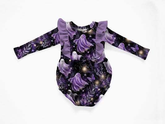 Lavender Boos Bubble Romper