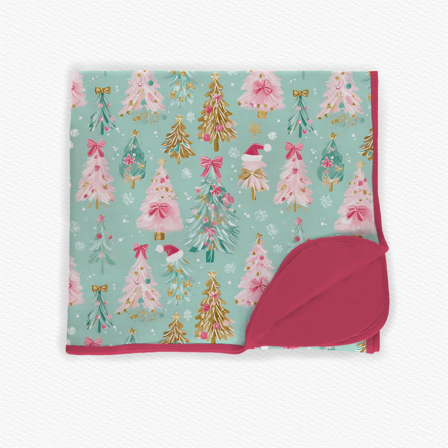 Winter Sparkle Plush Bamboo Blanket