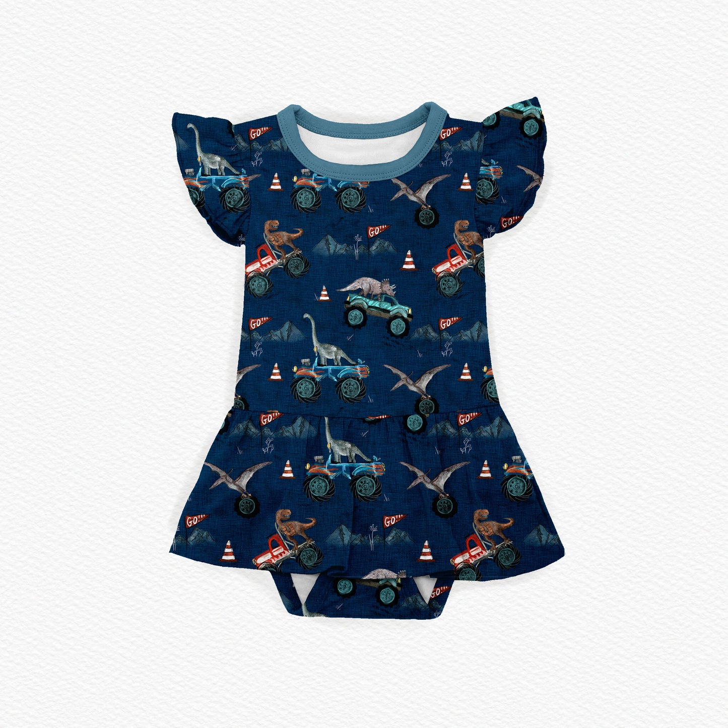 Dino Trucks Twirl/dress