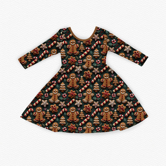 Ginger Cookies Twirl Dress