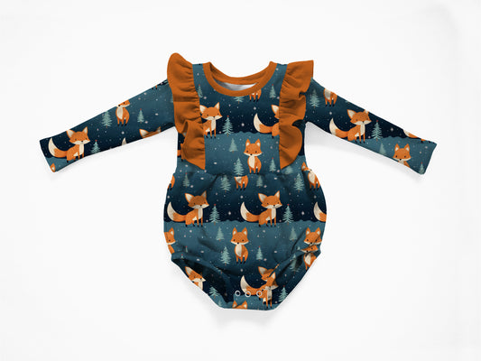 Winter Fox Bubble Romper