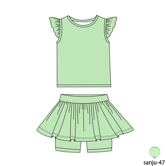 Solid Green Girl Test