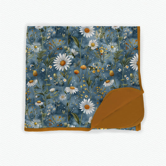 Fall Daisy Bamboo Blanket