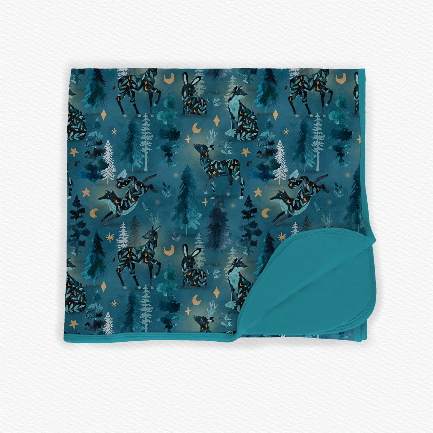 Midnight Glade Bamboo Blanket