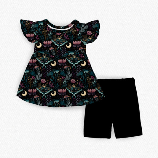 Peplum/short Set