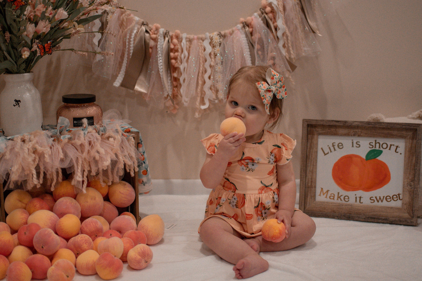 Summer Peach Dress