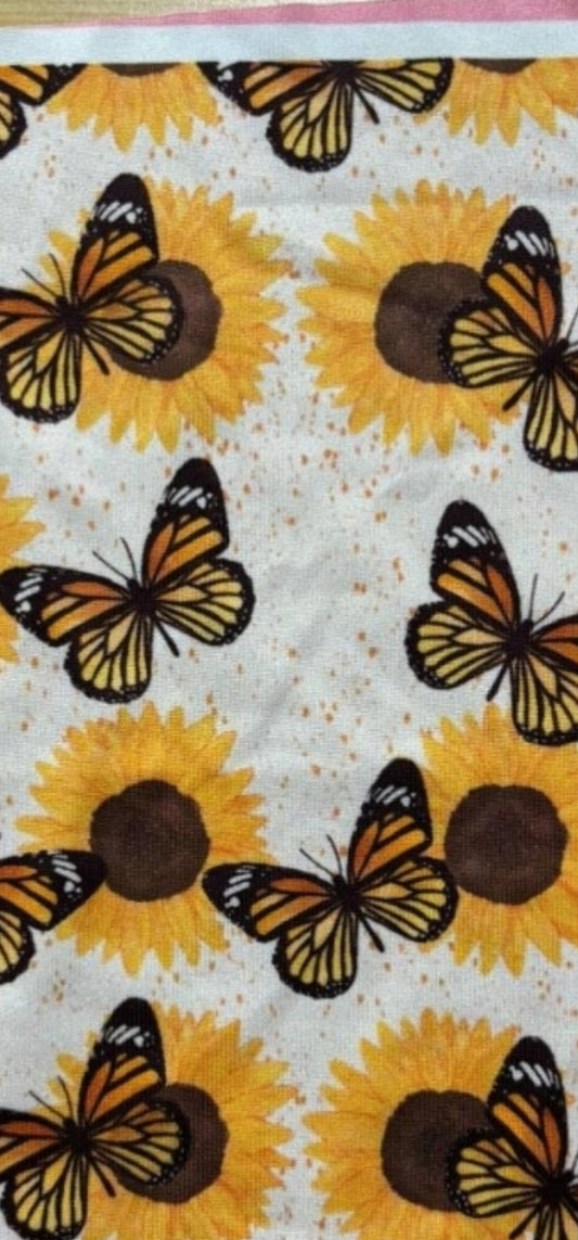 Sunflower Butterfly Overall