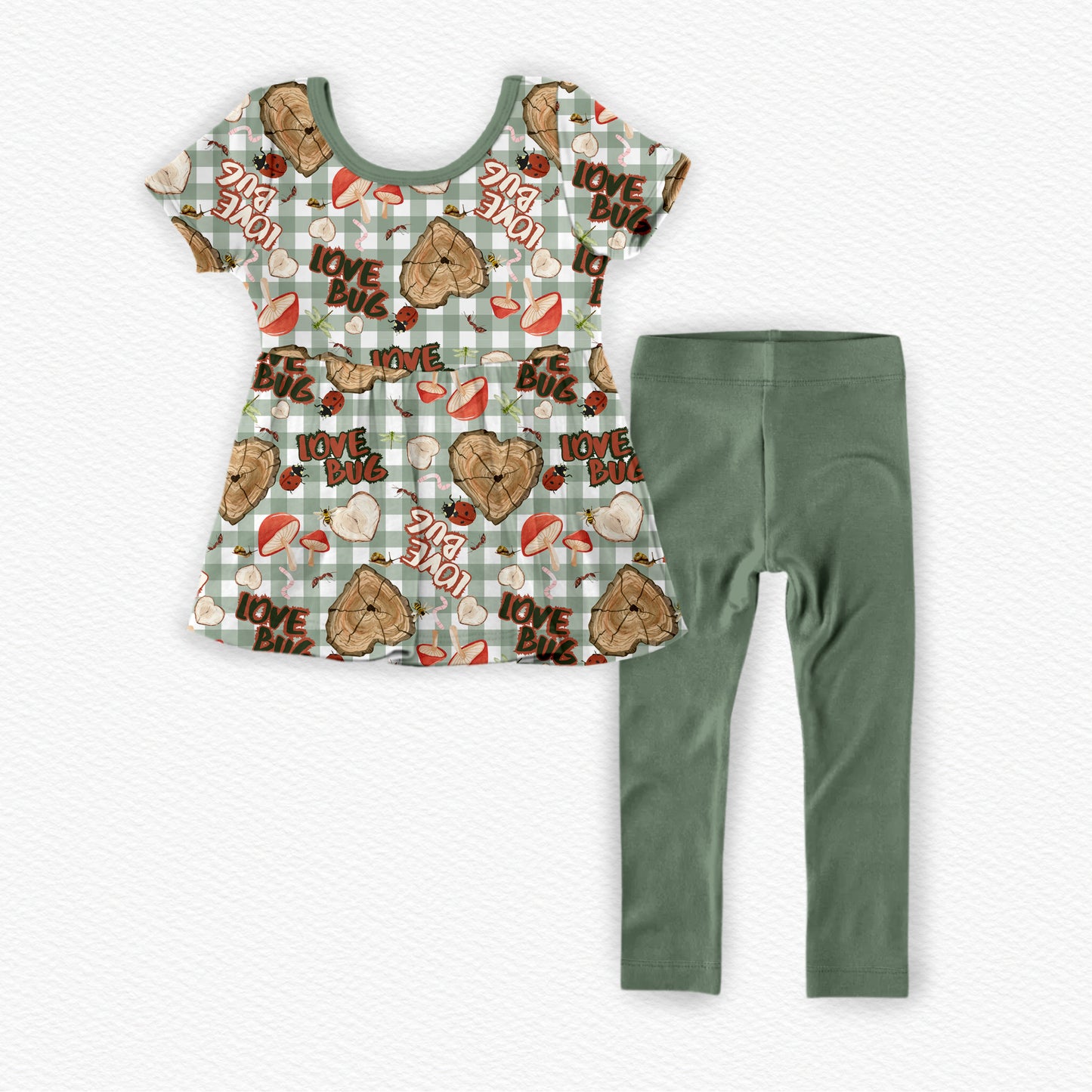 Love bug Peplum Set
