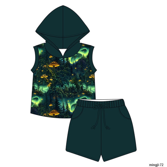 Twilight Hooded Tee and Short Set