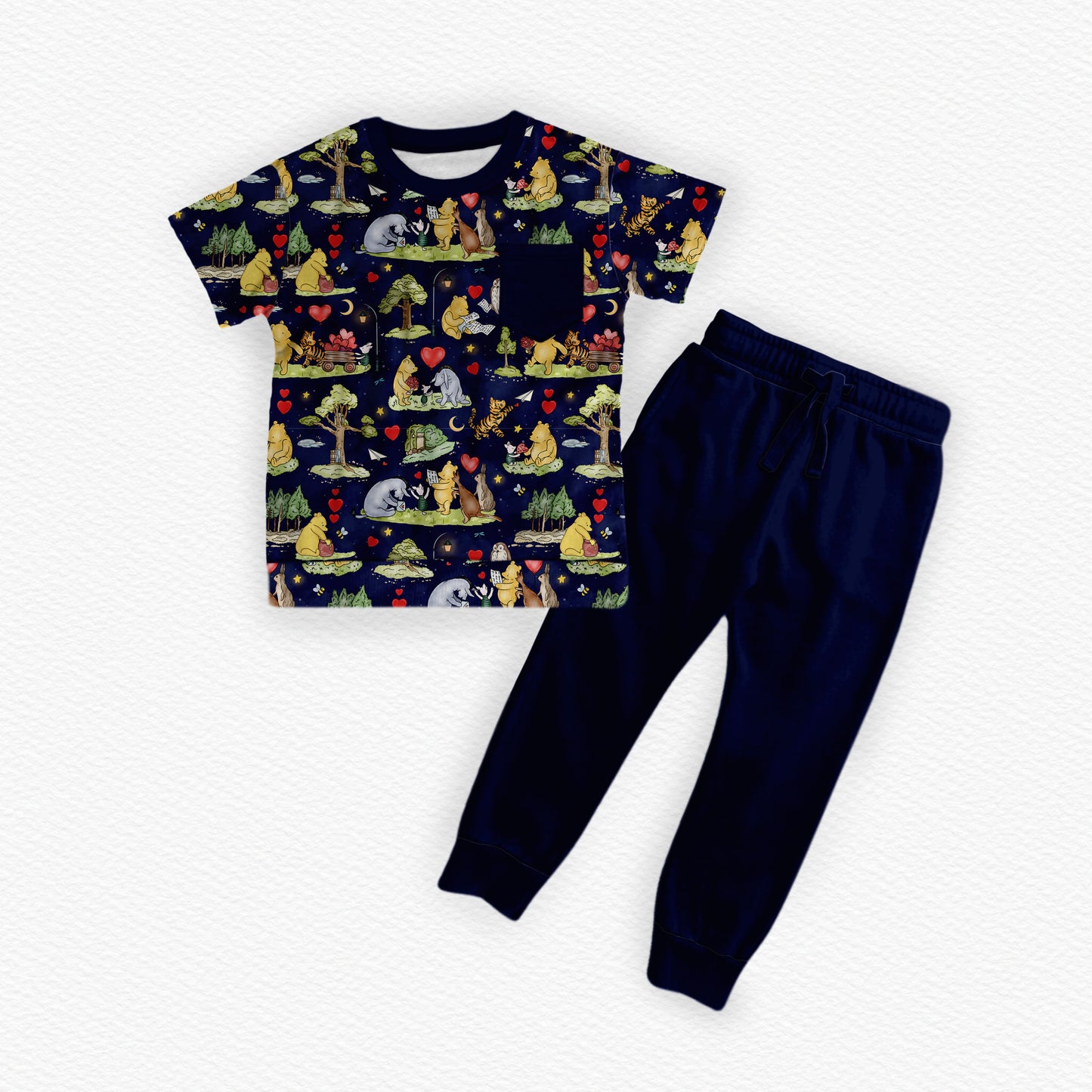Nighttime Bear Jogger Set