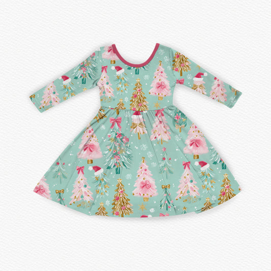Winter Sparkle Twirl Dress