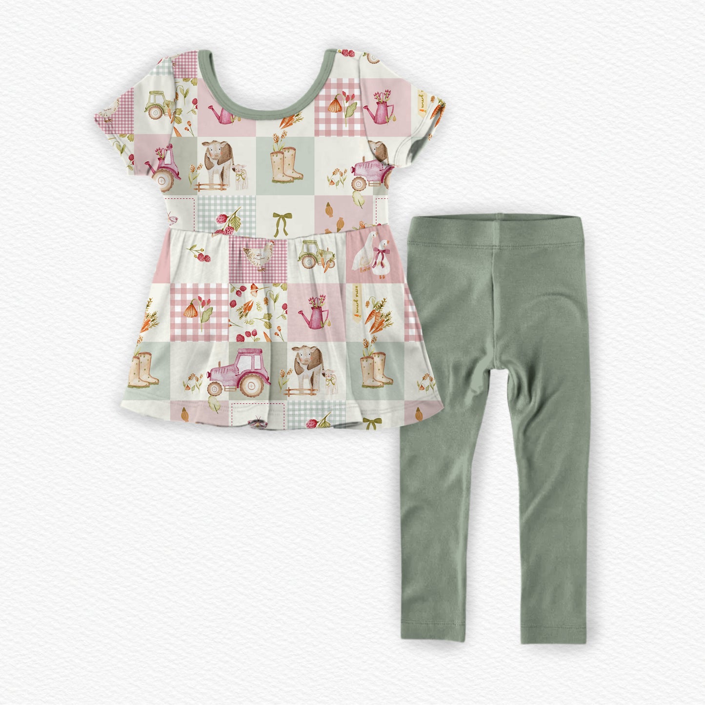 Garden Peplum Set