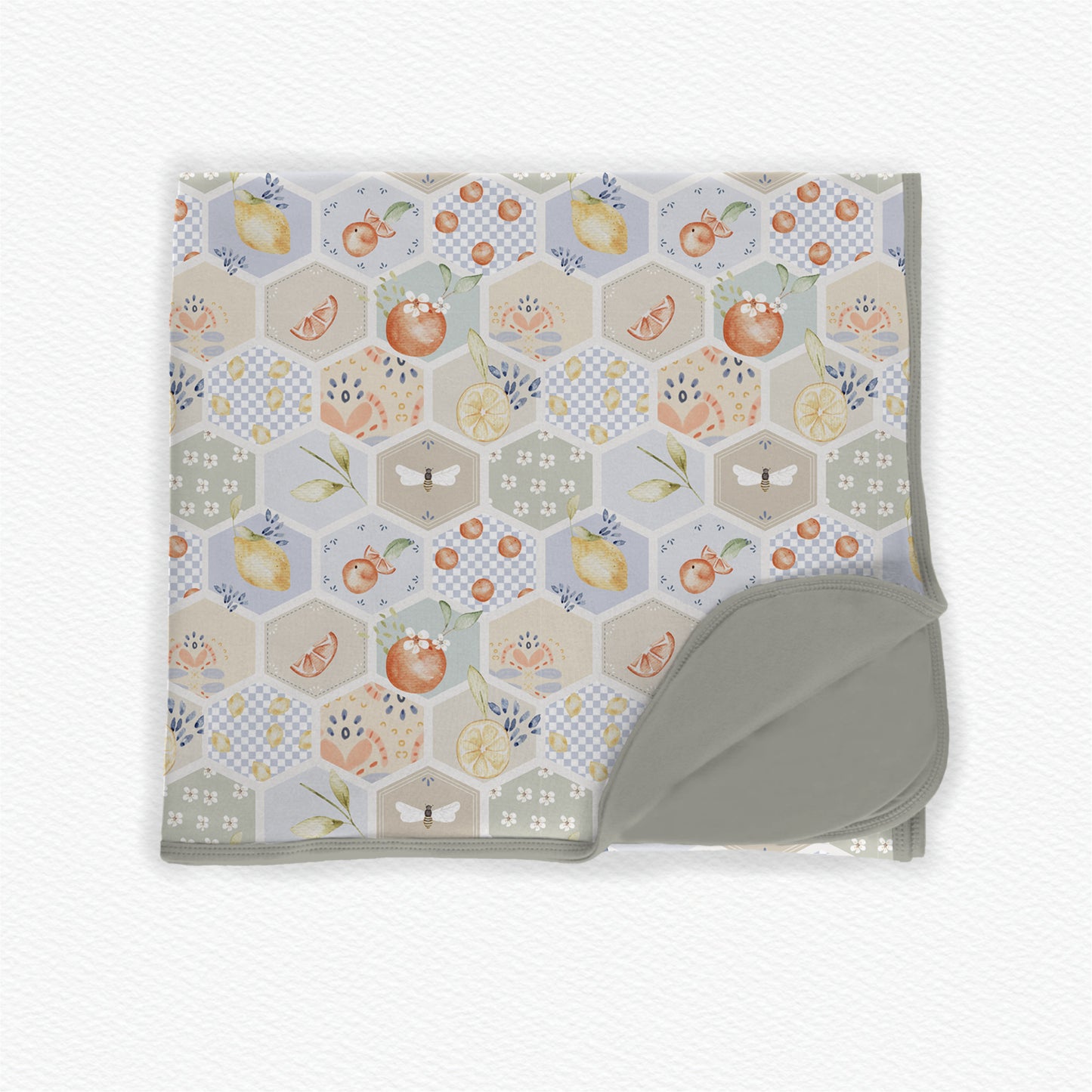 Spring Orange Blanket