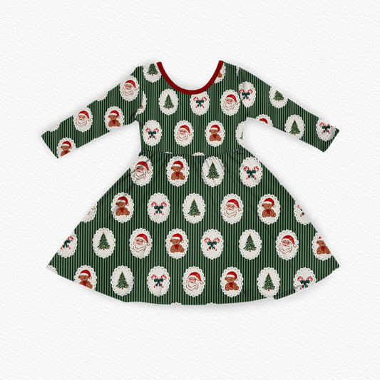 Christmas Past Twirl Dress