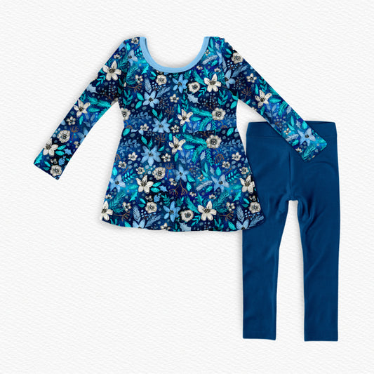 Forget Me Not Peplum Set